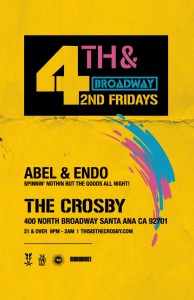 4TH & BROADWAY w/ABEL & ENDO